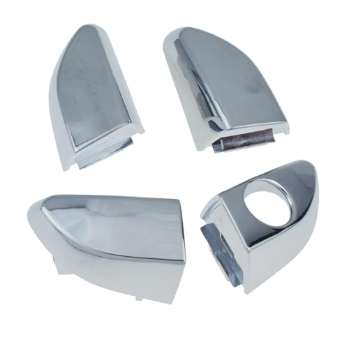 ZHANGZHENGYAO Exterieur Auto Türgriff Für Hyundai Für Tucson 2016-2021 Chrom Außentürgriffabdeckung Schlüssellochverkleidung Abdeckkappe 82652-D3010(FrontRear Cover 4PCS) von ZHANGZHENGYAO