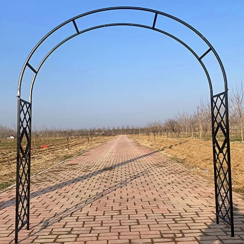 Gartenbogen Rankgitter Metall Hochzeitsbogen für Kletterpflanzen Rosenbogen für Hochzeiten Stahl Rankhilfe für Reben Outdoor Display Metallrahmen von ZHANGshouf