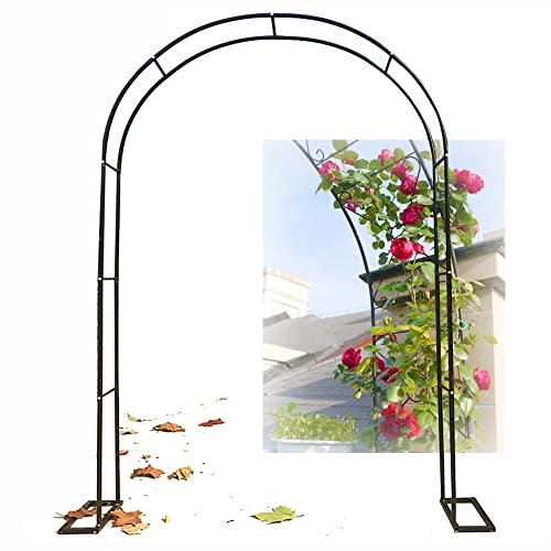 Metall Garten Hochzeit Bogen - Kletterpflanze Rankhilfe für den Innen- und Außenbereich Ballonbogen Kit Blumenständer Hintergrund Rahmen Zeremonie Dekoration Pergola Party Laube Unterstützung Metall Garten Hochzeit Bogen - Kletterpflanze Rankhilfe für den Innen- und Außenbereich Ballonbogen Kit Blumenständer Hintergrund Rahmen Zeremonie Dekoration Pergola Party Laube Unterstützung von ZHANGshouf
