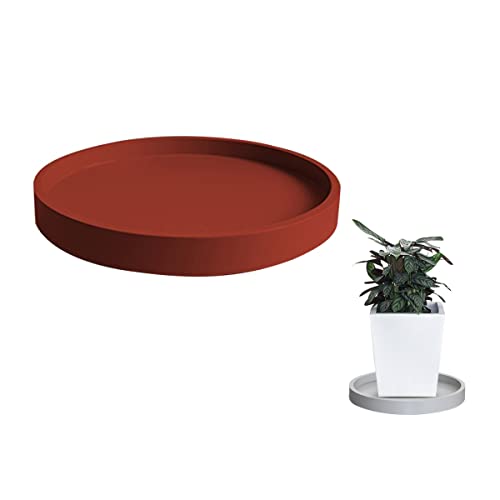ZHANGshouf Große Kunststoff-Pflanzen-Untersetzer, 50 cm, Abtropfschale für Blumentöpfe im Innenbereich, Untersetzer in Kaffeefarbe, perfekt für Haus und Garten von ZHANGshouf
