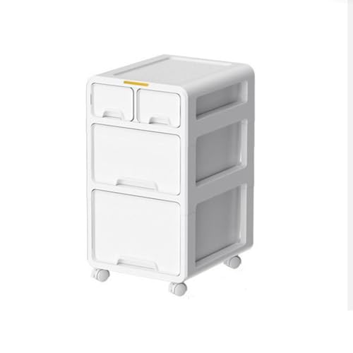 ZHANGshouf Mobiler Aktenschrank unter der Schreibtischschublade, montierte Kunststoffschubladen auf Rädern, 3. Stock, höher von ZHANGshouf