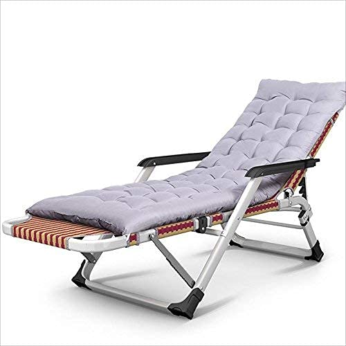 ZHANGshouf Sonnenliegen Klappbarer Freizeitstuhl Mittagspause Loungesessel Strandstuhl Balkonbett Familienstuhl von ZHANGshouf