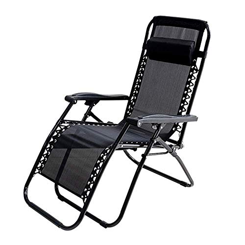 ZHANGshouf SunLoungers Lounge Chair Multifunktions-Klapp-Mittagessenbett Outdoor-Strandstuhl zusammenklappbar von ZHANGshouf