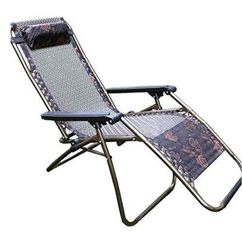 ZHANGshouf Zero Gravity Chair Gartenstuhl Sonnenliegen Klappsessel Stuhl Überdachter Strandstuhl Balkon Outdoor Indoor Liegestuhl mit Kissen von ZHANGshouf