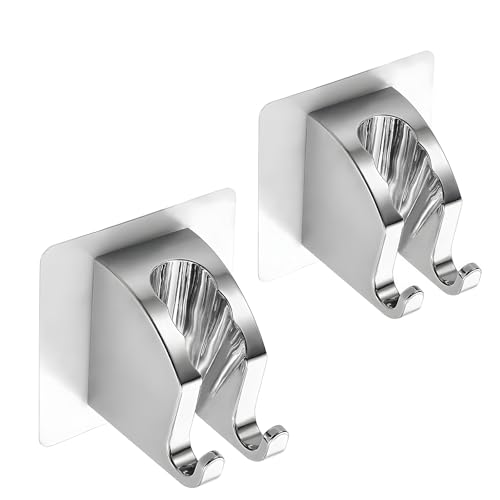 Duschbrause Halterung, Verstellbarer Handbrause Halterung Ohne Bohren, Duschhalterung Verstellbar (45°), Handbrause Halterung Universal, Handbrause, Brausehalter Wandmontage, Chrom, Silber Duschbrause Halterung, Verstellbarer Handbrause Halterung Ohne Bohren, Duschhalterung Verstellbar (45°), Handbrause Halterung Universal, Handbrause, Brausehalter Wandmontage, Chrom, Silber von ZHAO GE