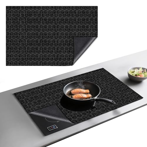 Induktionskochfeld Schutzmatte, Hitzebeständige Unterlage, Magnetisch Induktionsschutzmatte, Rutschfeste Induktionsmatte, Induktion Herdschutz Matte, Kochfeld-Kratzschutz für Induktionsherd Induktionskochfeld Schutzmatte, Hitzebeständige Unterlage, Magnetisch Induktionsschutzmatte, Rutschfeste Induktionsmatte, Induktion Herdschutz Matte, Kochfeld-Kratzschutz für Induktionsherd von ZHAO GE