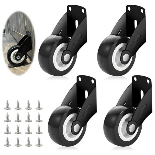 Torrolle, Schwerlast-Torräder für Anti-Drop-Tür-Bodenstützrad, Gefederte Torlaufrolle Rubber Gate Rad Federbelastete Lenkrolle Stützrad für die untere Tür mit Anti-Durchhang Verstellbares rutschfestes von ZHAO GE