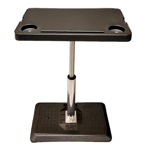 ZHAOBEIK Klappbarer Autoschreibtisch, Klapptisch Camping, mit Zwei Becherschlitzen, 30 * 50cm, Höhenverstellbar, für Kleine Räume, Wohnmobile von ZHAOBEIK