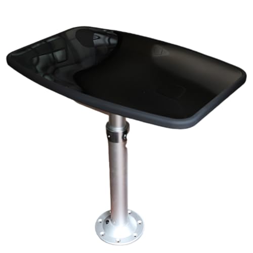 ZHAOBEIK Wohnmobil Tisch, Rechteckiger RV-Campingtische, Abnehmbar und Anhebbar, für Wohnmobile(Black) von ZHAOBEIK