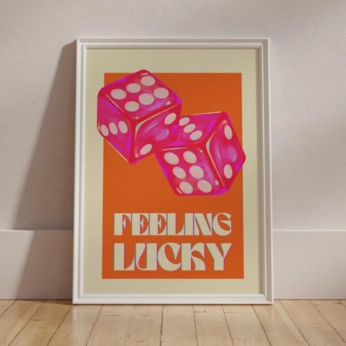 ZHAOLIN Minimalistische Dopamin-Y2K-Zitate mit eklektischem Rosa und Orange, Glücksgefühl, Wandkunst, Leinwandgemälde, Poster für Mädchenzimmerdekoration, 40 x 60 cm, rahmenlos ZHAOLIN Minimalistische Dopamin-Y2K-Zitate mit eklektischem Rosa und Orange, Glücksgefühl, Wandkunst, Leinwandgemälde, Poster für Mädchenzimmerdekoration, 40 x 60 cm, rahmenlos von ZHAOLIN