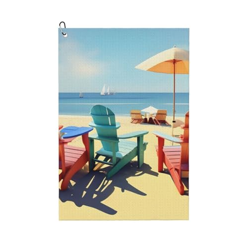 Strandkörbe und Landschafts-Druck, Golf-Handtuch, schnell trocknend, Schweißhandtücher, Outdoor-Sport, Yoga, Strand, Fitnessstudio, Reisen, Herren und Damen Strandkörbe und Landschafts-Druck, Golf-Handtuch, schnell trocknend, Schweißhandtücher, Outdoor-Sport, Yoga, Strand, Fitnessstudio, Reisen, Herren und Damen von ZHAOLQ