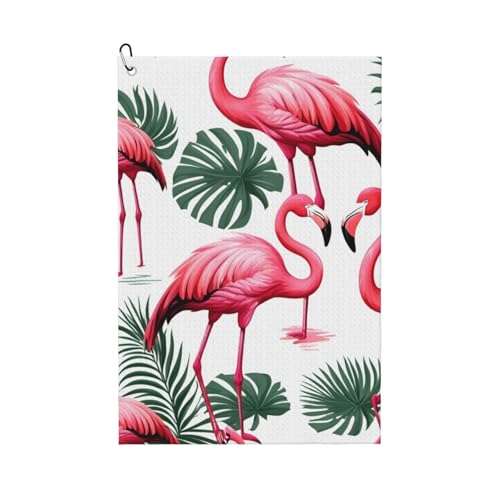 ZHAOLQ Golf-Handtuch, Flamingos auf weißem Druck, schnell trocknend, Schweißhandtücher, Outdoor, Sport, Yoga, Strand, Fitnessstudio, Reisen, Herren und Damen ZHAOLQ Golf-Handtuch, Flamingos auf weißem Druck, schnell trocknend, Schweißhandtücher, Outdoor, Sport, Yoga, Strand, Fitnessstudio, Reisen, Herren und Damen von ZHAOLQ