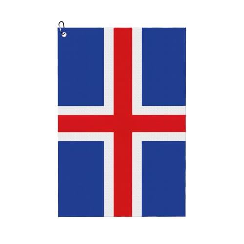 ZHAOLQ Golf-Handtuch, Motiv: Flagge von Island, schnelltrocknend, Schweißhandtücher, Outdoor, Sport, Yoga, Strand, Fitnessstudio, Reisen, Herren und Damen ZHAOLQ Golf-Handtuch, Motiv: Flagge von Island, schnelltrocknend, Schweißhandtücher, Outdoor, Sport, Yoga, Strand, Fitnessstudio, Reisen, Herren und Damen von ZHAOLQ