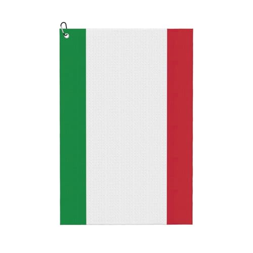 ZHAOLQ Golf-Handtuch mit italienischer Flagge, schnelltrocknend, Schweißhandtücher, Outdoor, Sport, Yoga, Strand, Fitnessstudio, Reisen, Herren und Damen ZHAOLQ Golf-Handtuch mit italienischer Flagge, schnelltrocknend, Schweißhandtücher, Outdoor, Sport, Yoga, Strand, Fitnessstudio, Reisen, Herren und Damen von ZHAOLQ