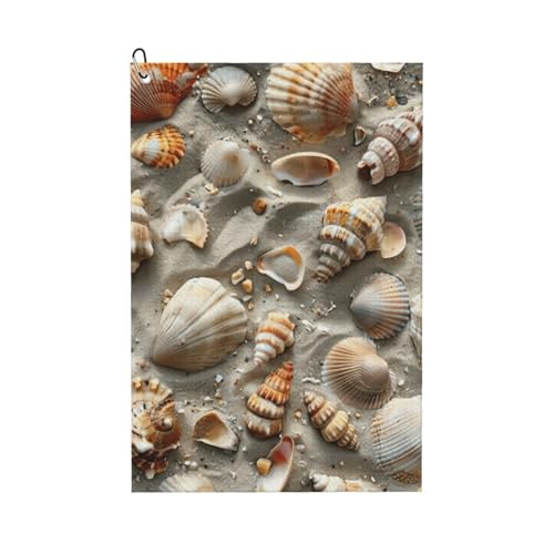 ZHAOLQ Golfhandtuch mit Muschelmotiv, schnelltrocknend, für Outdoor-Sport, Yoga, Strand, Fitnessstudio, Reisen, für Damen und Herren ZHAOLQ Golfhandtuch mit Muschelmotiv, schnelltrocknend, für Outdoor-Sport, Yoga, Strand, Fitnessstudio, Reisen, für Damen und Herren von ZHAOLQ