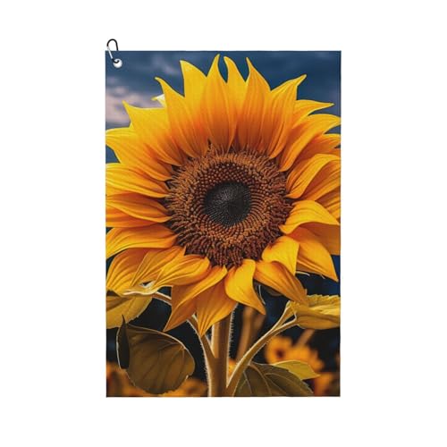 ZHAOLQ Schönes Golf-Handtuch, Sonnenblumen-Motiv, schnelltrocknend, für Outdoor-Sport, Yoga, Strand, Fitnessstudio, Reisen, für Herren und Damen ZHAOLQ Schönes Golf-Handtuch, Sonnenblumen-Motiv, schnelltrocknend, für Outdoor-Sport, Yoga, Strand, Fitnessstudio, Reisen, für Herren und Damen von ZHAOLQ