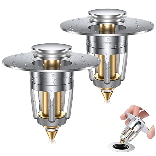 2 Stück Stöpsel Waschbecken Mit Anti Clogging Sieb, Universal Abflusssieb Waschbecken Stöpsel Verschluss Ablaufgarnitur für Aufsatzwaschbecken, Abflussstopfen für Badewanne 28-38mm 2 Stück Stöpsel Waschbecken Mit Anti Clogging Sieb, Universal Abflusssieb Waschbecken Stöpsel Verschluss Ablaufgarnitur für Aufsatzwaschbecken, Abflussstopfen für Badewanne 28-38mm von ZHAOMIMI