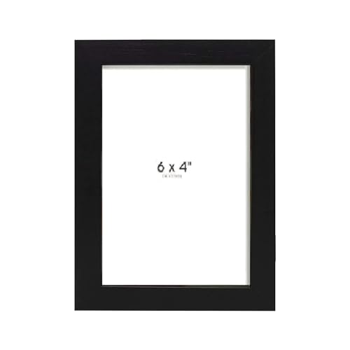 Bilderrahmen Fotorahmen Bilderrahmen Einfach Stilvoll 1 Stück 4 * 6 Zoll EIN Gutes Geschenk Schwarz Klassischer Stil for Freunde von ZHAOQIN