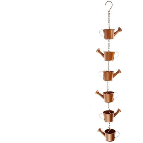 Regenkette Metall-Regenkette for Aufhängen, Vögel/Wasserkocher, dekorativer Regenfänger for Zuhause, Garten, Dachrinne, Fallrohr-Werkzeug(A 90cm) von ZHAOQIN