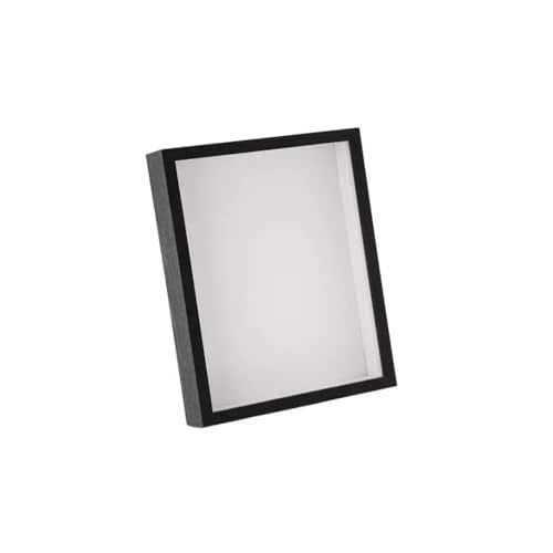 ZHAOQIN Bilderrahmen 1PC Shadow Box Rahmen Fotorahmen for getrocknete Blumen rechteckige Glasvitrine for Flora Ticket Crafts(Black-4 x 6 inch) von ZHAOQIN