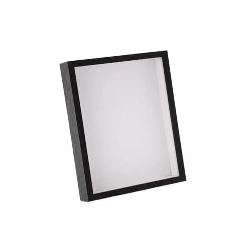 ZHAOQIN Bilderrahmen 1PC Shadow Box Rahmen Fotorahmen for getrocknete Blumen rechteckige Glasvitrine for Flora Ticket Crafts(Black-5 x 7 inch) von ZHAOQIN