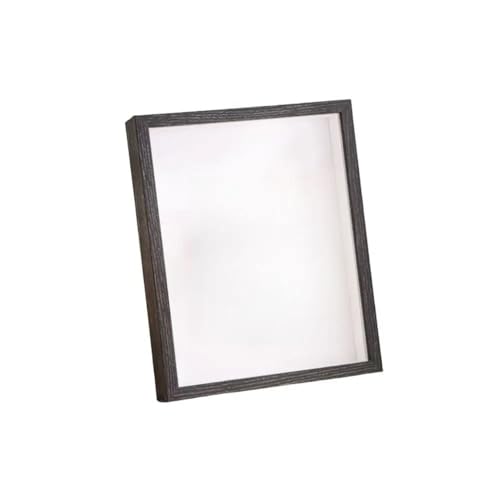 ZHAOQIN Bilderrahmen 1PC Shadow Box Rahmen Fotorahmen for getrocknete Blumen rechteckige Glasvitrine for Flora Ticket Crafts(Black-8 x 10 inch) von ZHAOQIN