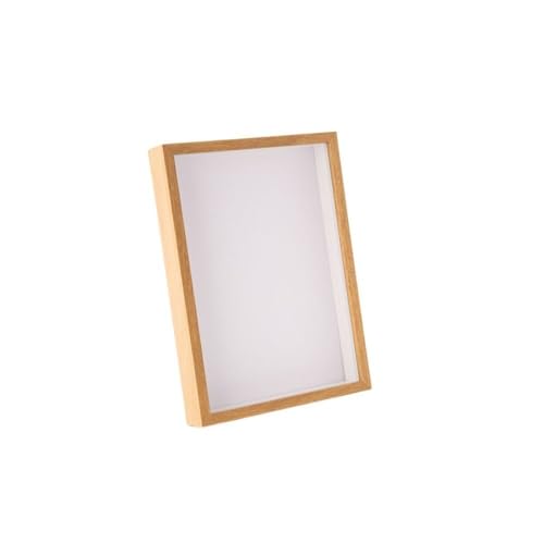 ZHAOQIN Bilderrahmen 1PC Shadow Box Rahmen Fotorahmen for getrocknete Blumen rechteckige Glasvitrine for Flora Ticket Crafts(Wood-4 x 6 inch) von ZHAOQIN