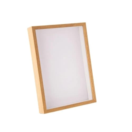 ZHAOQIN Bilderrahmen 1PC Shadow Box Rahmen Fotorahmen for getrocknete Blumen rechteckige Glasvitrine for Flora Ticket Crafts(Wood-8 x 10 inch) von ZHAOQIN