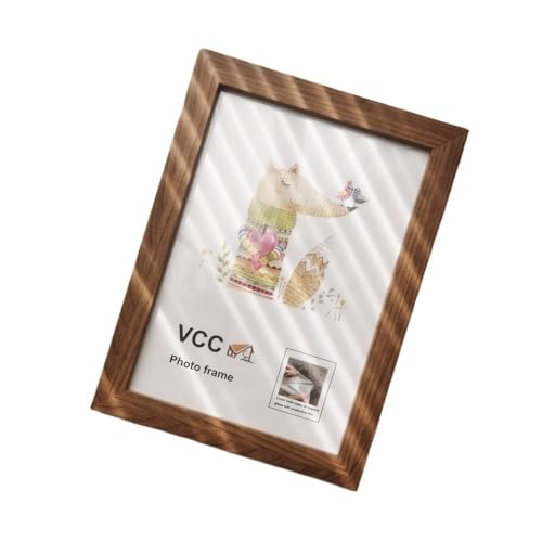 ZHAOQIN Bilderrahmen Holz Bilderrahmen 10X15/15X20/20X25cm Wohnzimmer A4 Honors Zertifikat Dokument Rahmen Foto Rahmen for Wand Hängen Desktop(Teak Color,A4 21X30cm) von ZHAOQIN