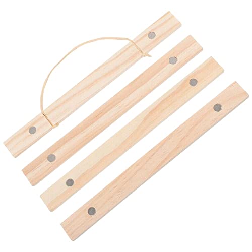 ZHAOQIN Bilderrahmen Magnetischer Poster-Aufhänger-Rahmen Kiefernholz-Foto-Bilderrahmen 21cm-51cm Natürlicher Gemälde-Leinwand-Wand-Kunst-Aufhänger-Rahmen(21cm) von ZHAOQIN