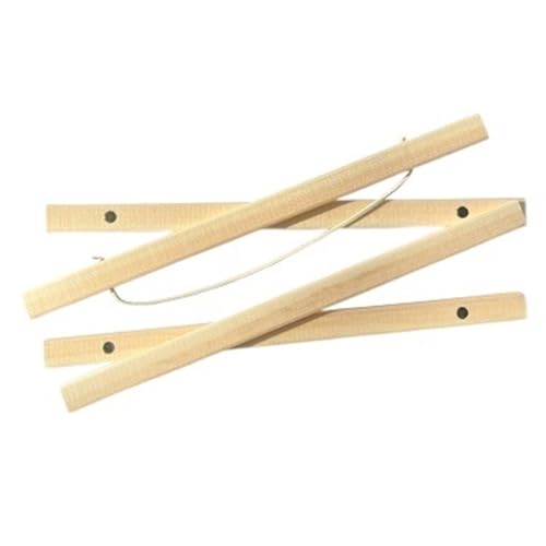 ZHAOQIN Bilderrahmen Natürlicher magnetischer Holzrahmen Poster Aufhänger Fotorahmen Poster und Drucke Weißes Holz Wandbehang Wandmalerei Home Room Decor(White Wood Hanger,40 cm Long) von ZHAOQIN