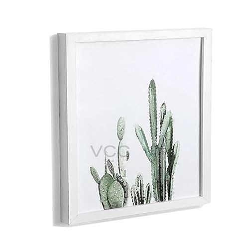 ZHAOQIN Bilderrahmen Quadratischer Bilderrahmen 30 x 30 35 x 35 cm inklusive Poster-Fotorahmen for Aufhängen an der Wand(Silvery Frame,5inch 12.5X12.5cm) von ZHAOQIN