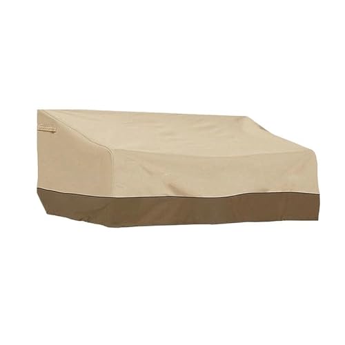 ZHAOQIN GartenmöBel Abdeckung Gartenmöbel Outdoor Wasserdichter Staubschutz Oxford Stoff Stuhl Sofa Tischhussen(Beige 193X83X84CM) von ZHAOQIN