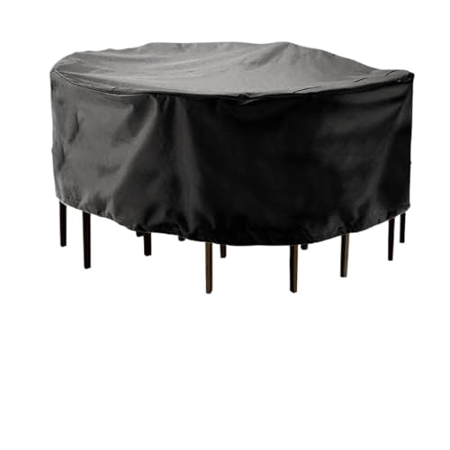 ZHAOQIN GartenmöBel Abdeckung Outdoor-Gartenmöbel-Abdeckung, runder Tisch, Stuhl-Set, wasserdichte Oxford-Regen-Schnee-staubdichte Abdeckungen(122x45cm) von ZHAOQIN