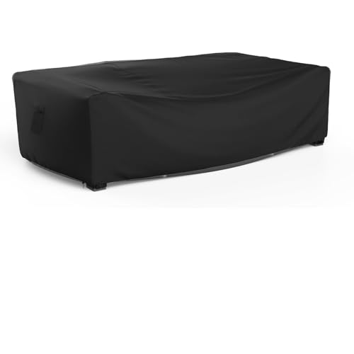 ZHAOQIN GartenmöBel Abdeckung Oxford Gartenmöbel-Abdeckung, UV-beständig, wasserdicht, staubdicht, for Regen und Schnee im Freien, Sofa-Tisch-Stuhl-Abdeckung(229x158x71cm) von ZHAOQIN