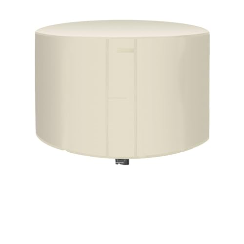 ZHAOQIN GartenmöBel Abdeckung Runder Tisch Outdoor Gartenmöbel Regenschutz Oxford Schutz Regen Schnee Staubdichte Abdeckungen(Beige,230X110CM) von ZHAOQIN