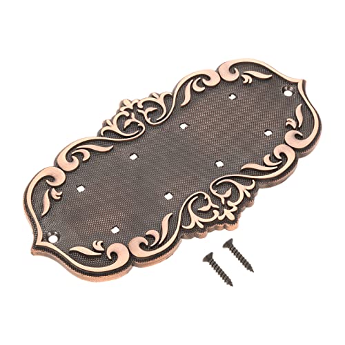 ZHAOQIN Hausnummer 3/4-stellige Hausnummer Türschild Imitat Metallschild Kunststoff Außen Briefkasten Hotel Apartment 0-9 mit Selbstklebendem Aufkleber(4 Number Door Plate) von ZHAOQIN