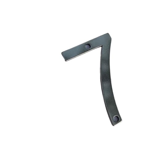 ZHAOQIN Hausnummer 50 mm Edelstahl-Hausnummern mit Schrauben aus Metall, digitales Etikett, Türschild, Türschild, Nummernschilder for Briefkasten-Straßennummern(Number 7) von ZHAOQIN