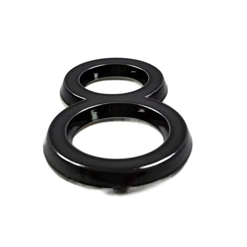 ZHAOQIN Hausnummer 60/76 mm Selbstklebender Hausnummernaufkleber for Wohnungstürschild aus Kunststoff Haustürschild Nummernschilder Briefkasten Straßennummern(8,76mm) von ZHAOQIN