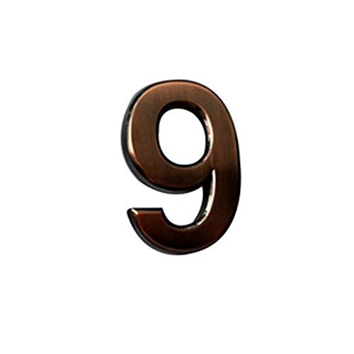 ZHAOQIN Hausnummer Creative House Apartment Numbers Fashion Self Adhesive Number Signs On The Door Home Hotel Office Building Flat Number Plates(B9) von ZHAOQIN