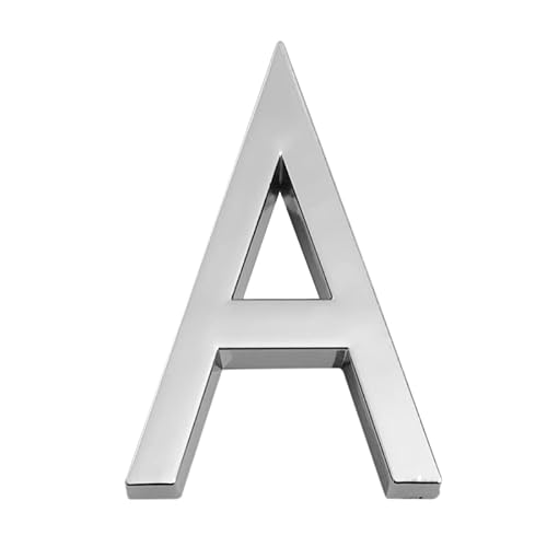 ZHAOQIN Hausnummer Nummer 3D Hausnummer Aufkleber Selbstklebendes Türschild Außen Briefkasten Wohnung Hotelzimmer Adresse Nummer Wohnkultur(A) von ZHAOQIN