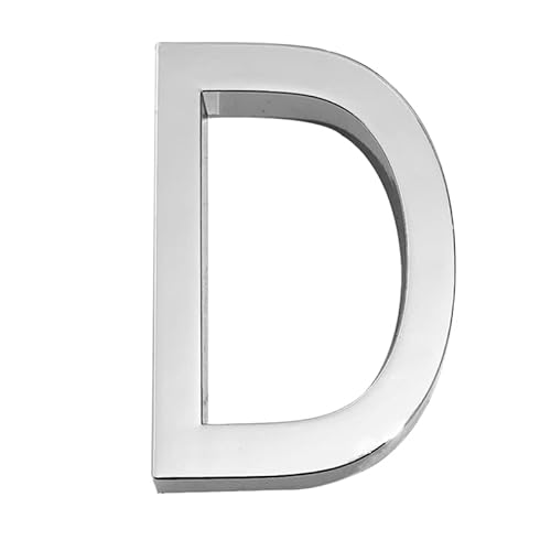 ZHAOQIN Hausnummer Nummer 3D Hausnummer Aufkleber Selbstklebendes Türschild Außen Briefkasten Wohnung Hotelzimmer Adresse Nummer Wohnkultur(D) von ZHAOQIN