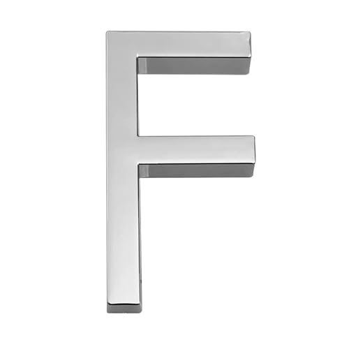 ZHAOQIN Hausnummer Nummer 3D Hausnummer Aufkleber Selbstklebendes Türschild Außen Briefkasten Wohnung Hotelzimmer Adresse Nummer Wohnkultur(F) von ZHAOQIN