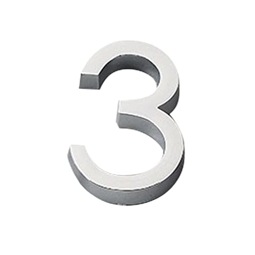 ZHAOQIN Hausnummer Türschild mit Hausnummer, selbstklebend, for den Außenbereich, Briefkasten, Apartment, Hotelzimmer, Adresse, Nummer, Heimdekoration(3) von ZHAOQIN