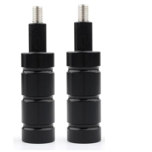 ZHAOQIN Motorrad Scheinwerferhalter 1PAIR-Scheinwerfer-Spot-Licht-Montagehalterungs-Nebel-Lichthalterung M6 & M8. Motorradpfostenstütze Base Mount Bike Motorrad Scheinwerfer(2PC Black) von ZHAOQIN