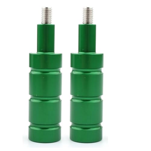ZHAOQIN Motorrad Scheinwerferhalter 1PAIR-Scheinwerfer-Spot-Licht-Montagehalterungs-Nebel-Lichthalterung M6 & M8. Motorradpfostenstütze Base Mount Bike Motorrad Scheinwerfer(2PC Green) von ZHAOQIN