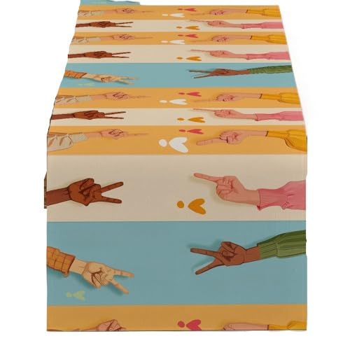 ZHAOQIN Tischläufer Modern Esstisch Tuch Dekor for Küche Urlaub Party Tisch Läufer Dekoration for Home Küche(1,120-33cm 47-13inch) von ZHAOQIN