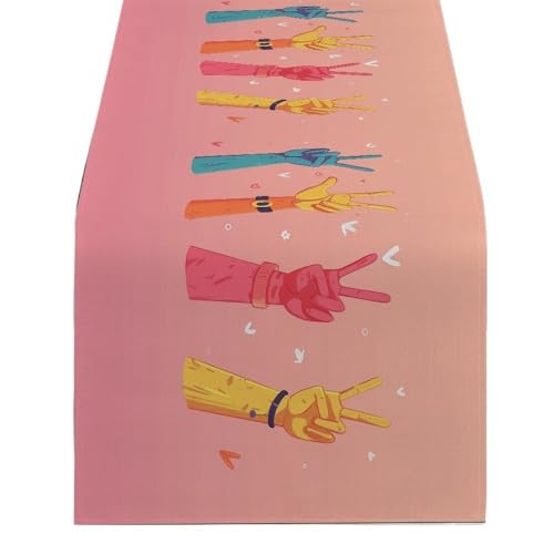 ZHAOQIN Tischläufer Modern Esstisch Tuch Dekor for Küche Urlaub Party Tisch Läufer Dekoration for Home Küche(3,120-33cm 47-13inch) von ZHAOQIN