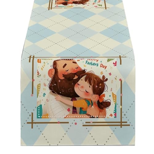ZHAOQIN Tischläufer Modern Läufer for Esstisch Dekoration Zubehör Buchstaben Esstisch Dekorationen & Läufer Dekor Partyraum(2030(1),200-33cm 78-13inch) von ZHAOQIN