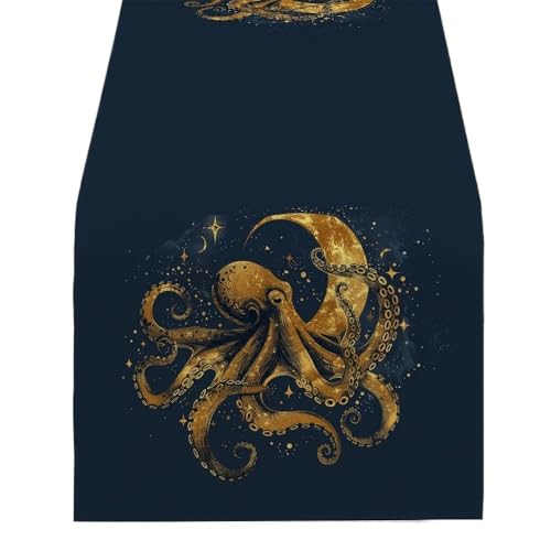ZHAOQIN Tischläufer Modern Läufer for Party Moon Esstisch Dekorationen Dekoration Zubehör & Läufer Dekor Elegante Partys Zimmer(1533(1),200-33cm 78-13inch) von ZHAOQIN